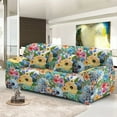 thumbnail image 1 of Dust-proof All-cover Sofa Cover For Living Room 1/2/3/4 Seater Flowers Design Elastic Slipcover Washable Couch Covers Drop Ship, 1 of 5