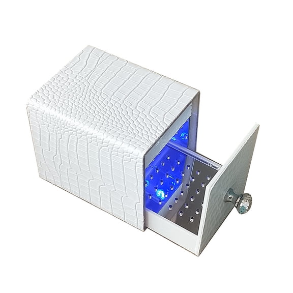 Dust-proof Blue Light Storage Box for Case for Nail Makeup Tools Nail Art Drill Bits Tool Manicure Household Nail Art Ar