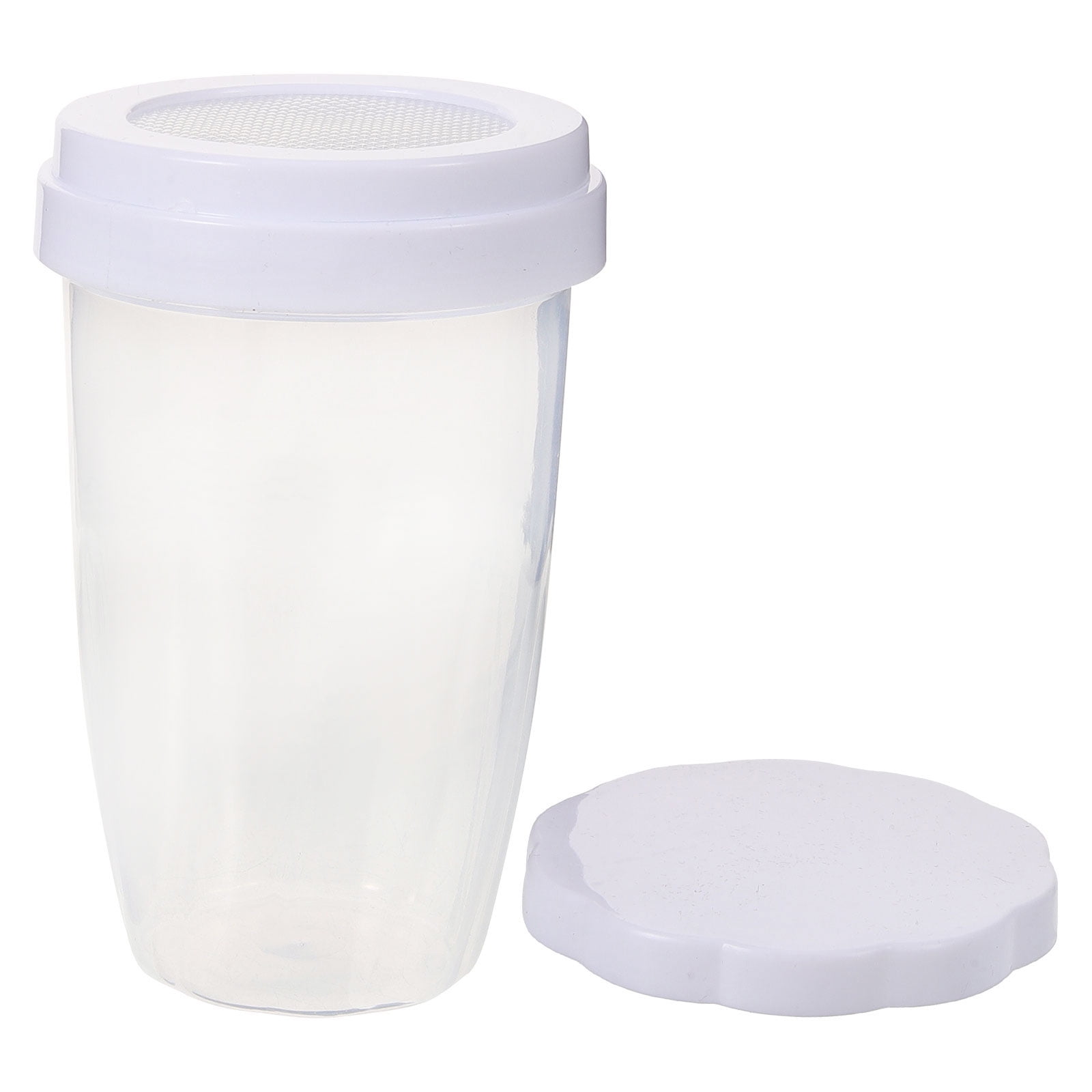 Duster Fine Mesh Shaker Powder with Lid Cinnamon Face Flour Chocolate