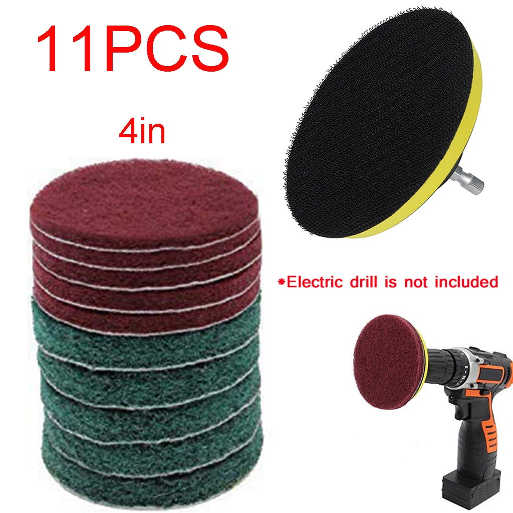 Duster Pads Kitchen Scrub Brush Grout Drill Attachment Juicer Brush