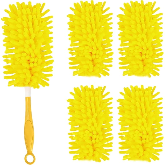 Duster Refill Compatible with , Washable 360 Heavy Duty Duster Refills, Microfiber Dusters Refills for Extended Duster, 4 Pack (Handle is Not Included)