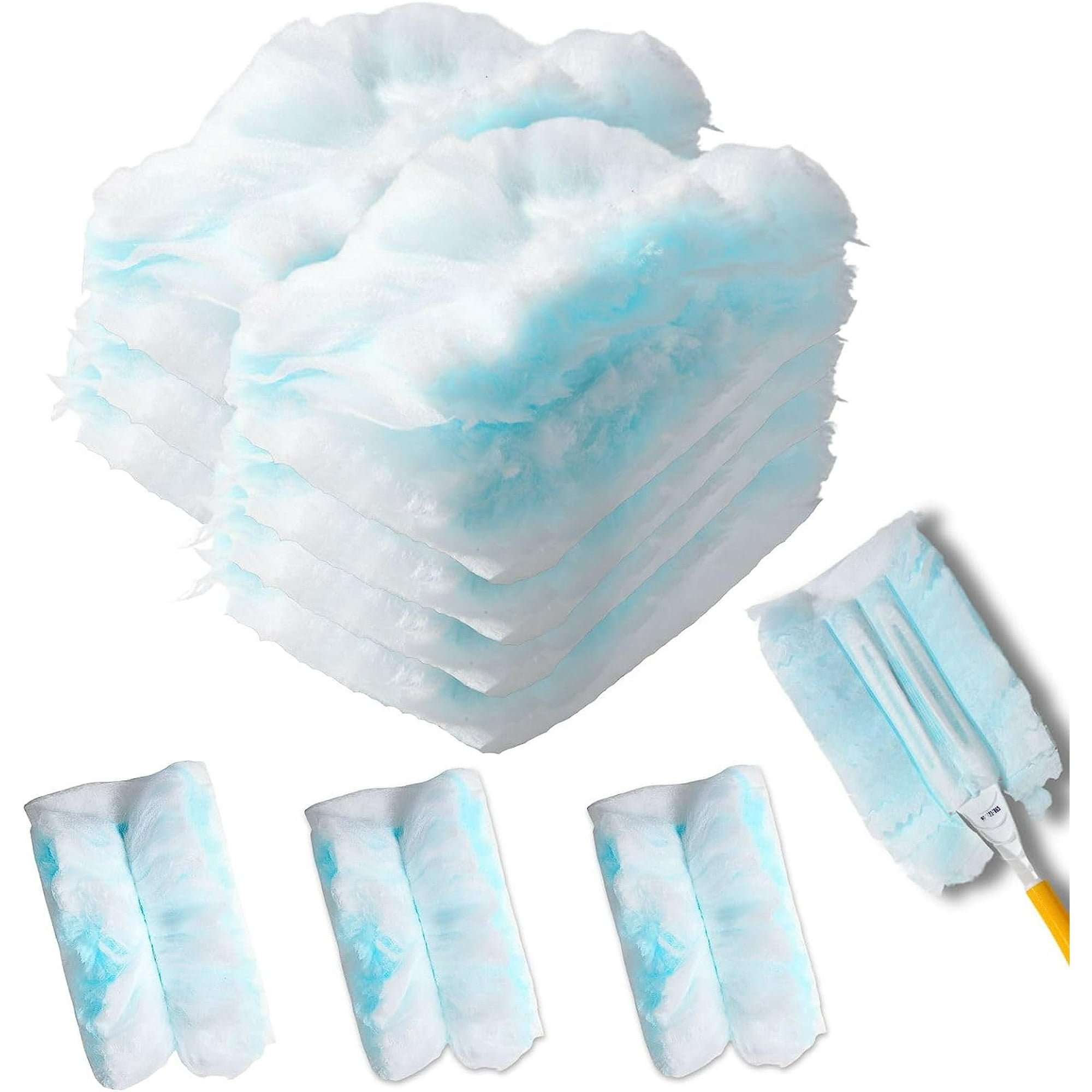 Duster Refills(30 Packs,Blue), Static Dust Removal Brush Disposable Replacement Head Compatible