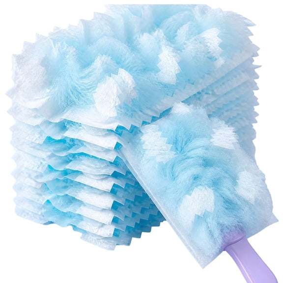Duster Refills, Disposable Cleaning Heads with Electrostatic Dust Capture for Home and Car