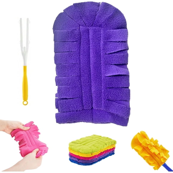 Duster Refills Reusable, 360° Electrostatic Duster Refills - The Sustainable Choice for A Dust-Free Home - Washable Reusable Duster Refills with Microfiber Dusting Heads for Home Cleaning