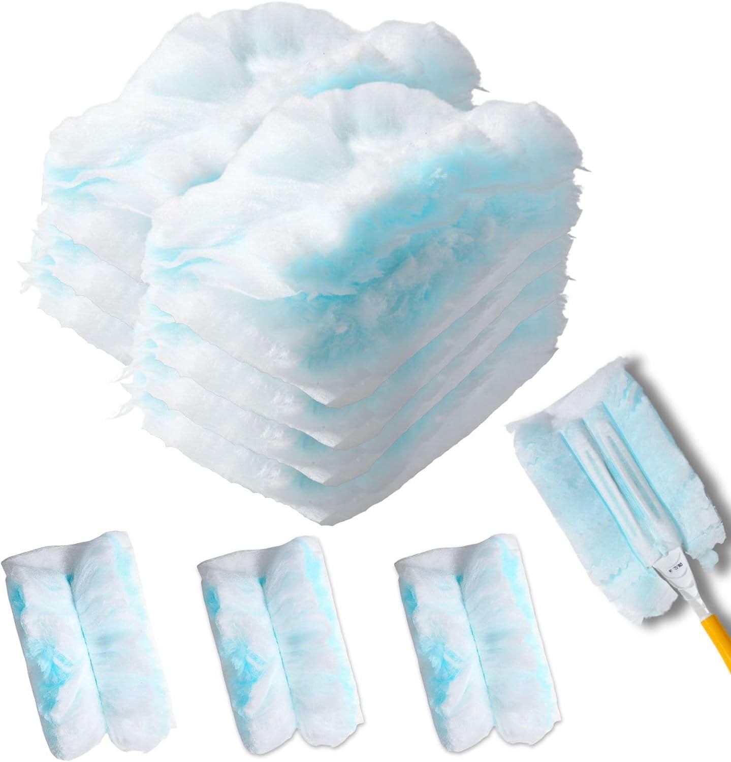 Bycarm 8-Pack Microfiber Flat Mop Pads Refill (13" X 4.9") - Washable, Reusable - View #3