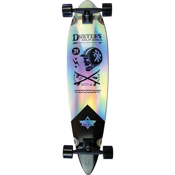 Dusters Moto Cosmic Complete Skateboard 8.75" x 37" Holographic