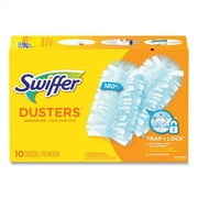 Dusters Refill, Dust Lock Fiber, Unscented, Light Blue, 10/box | Bundle of 10 Boxes