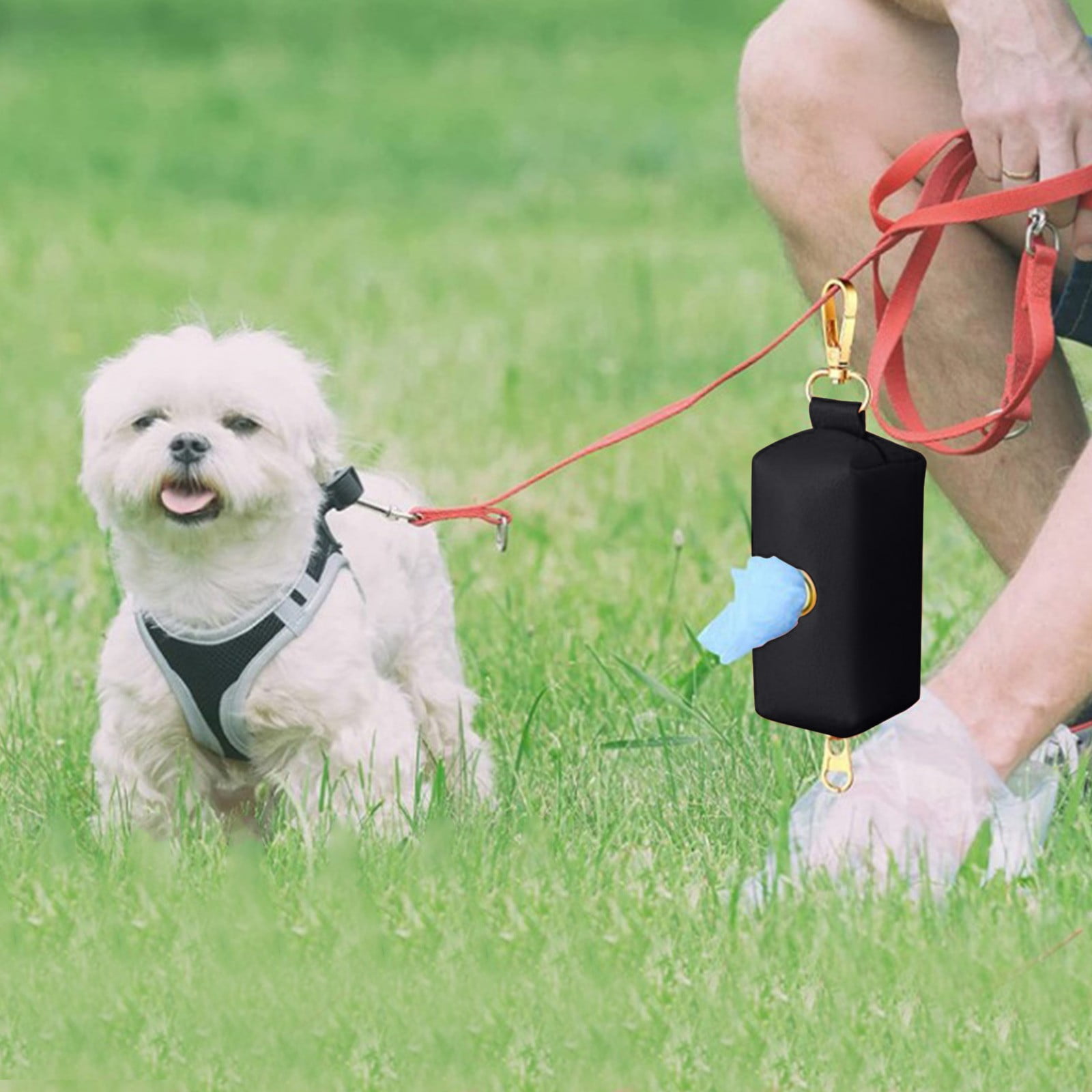 Dustin Auto Dog Poop Can with Wheels Large Wire Dog Crate 500 Dog Crate