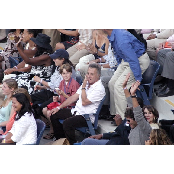 Dustin Hoffman In Attendance For U.S. Open Tennis Championship Finals, Arthur Ashe Stadium, Flushing, Ny, September 11, 2005. Photo By Rob RichEverett Collection Celebrity (20 x 16)