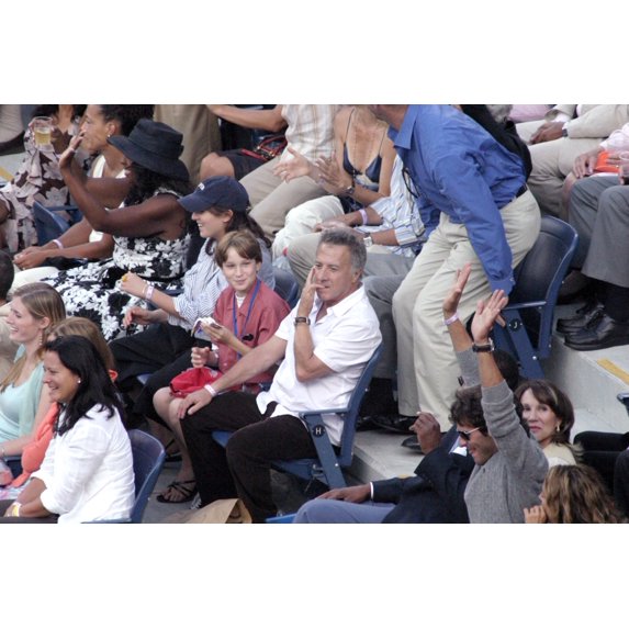 Dustin Hoffman In Attendance For U.S. Open Tennis Championship Finals, Arthur Ashe Stadium, Flushing, Ny, September 11, 2005. Photo By Rob RichEverett Collection Celebrity (20 x 16)