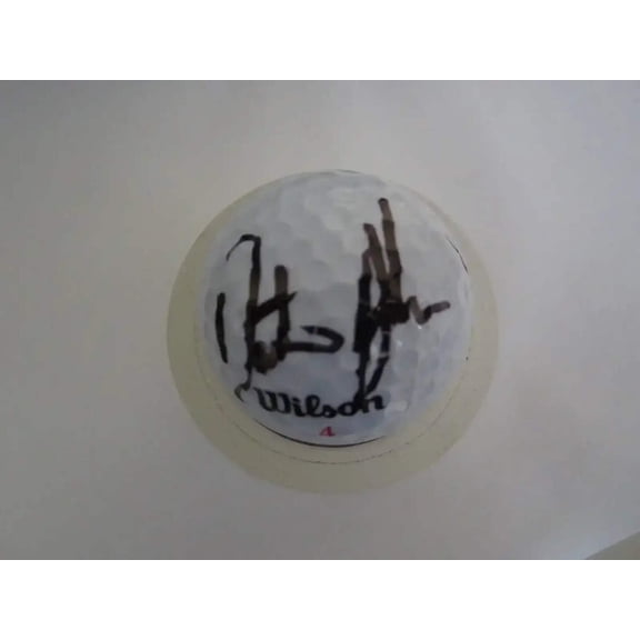Dustin Johnson autographed golf ball JSA