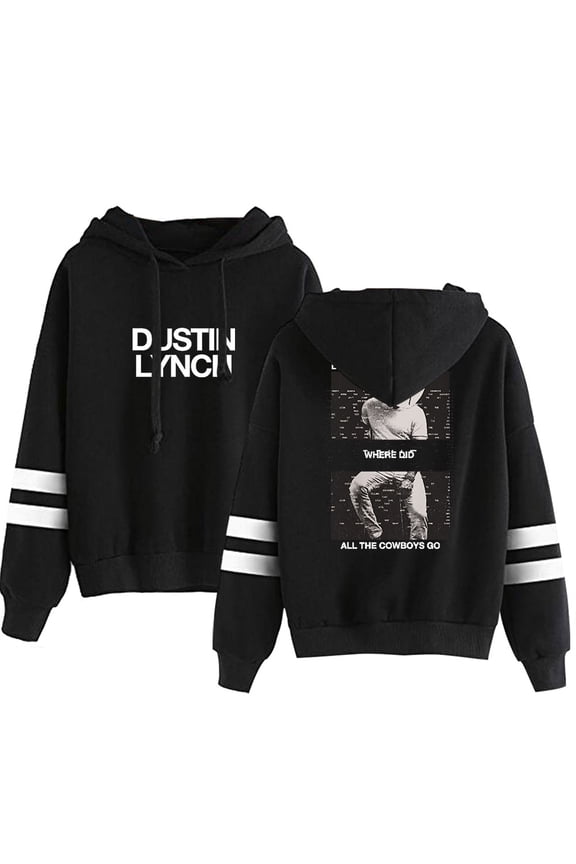 Dustin Lynch Where dld All The Cowboys Go Men/Women Hoodie Streetwear Sweatshirt Long Sleeve Hooded