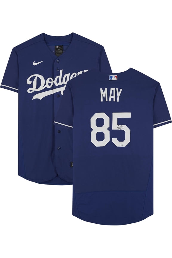 Dustin May Los Angeles Dodgers Autographed Royal Authentic Jersey - Fanatics Authentic Certified