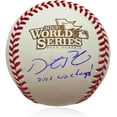 thumbnail image 1 of Dustin Pedroia Boston Red Sox Autographed 2013 World Series Baseball Inscribed World Series Champs, 1 of 1