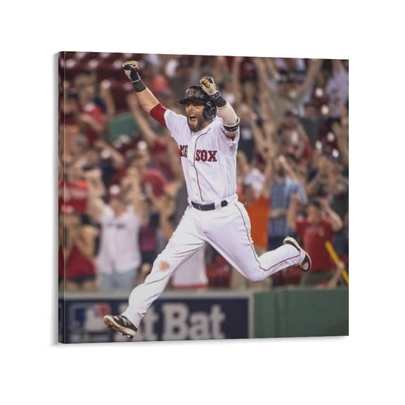 Dustin Pedroia Canvas Poster Home Decor Poster Wall Art Hanging Picture Print Bedroom Decorative Painting Posters Room Aesthetic 16x16inch(40x40cm)
