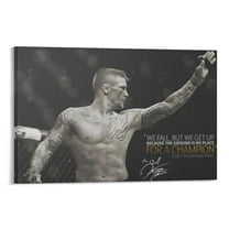 Dustin Poirier Canvas Poster 2 Gifts Canvas Painting Poster Wall Art Decorative Picture Prints Modern Decor 20x30inch(50x75cm)