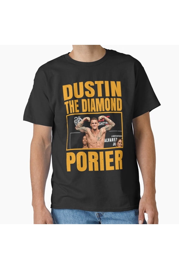 Dustin The Diamond Poirier Classic Retro MMA Fighter Graphic Unisex T-Shirt, up to size 5XL