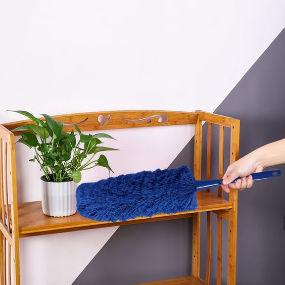Dusting Duster,FLEXIBLE STATIC DUSTER MICROFIBRE CLEANING FEATHER DUSTER EXTENDING BRUSH