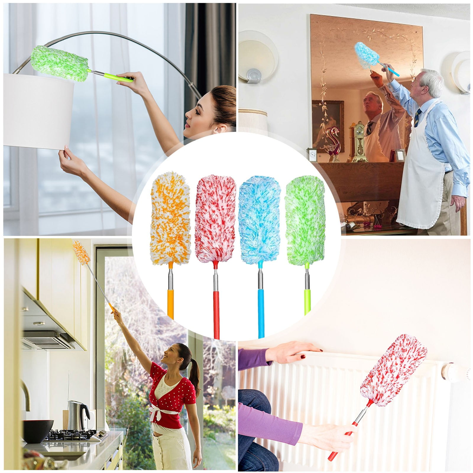 Dusting Duster Home Use Microfiber Hand Extended Duster For Daily