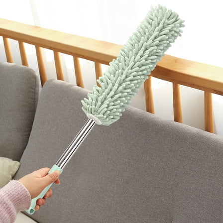 Dusting Duster,Snowler Extendable Dusting Brush Multi Purpose Cleaning For Home And Car With Detachable And Washable Cloth Head