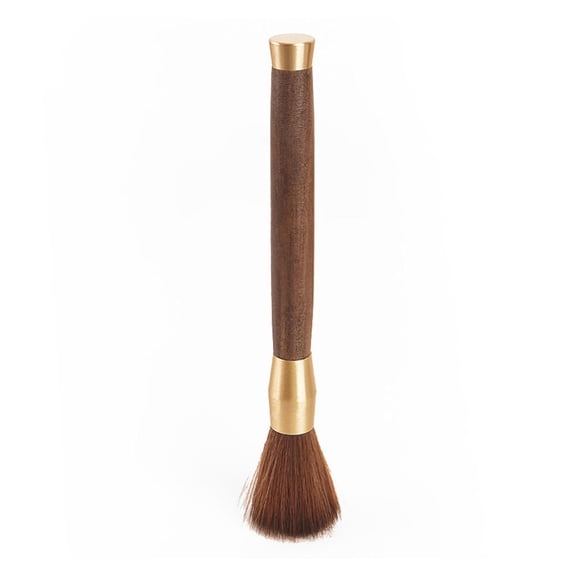 Dusting Espresso Brush, Coffee Machine Cleaning Brush with Wood Handle, Professional Coffee Brush for Coffee Machine, Barista Accessories