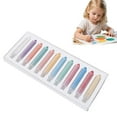 thumbnail image 1 of Dustless Chalk for Indoor Chalkboard 12 Colors Washable Sidewalk Chalk Set with Protective Holder Box Mess-Free Whiteboard Art Tool for Drawing Writing on Blackboard Papers, 1 of 8