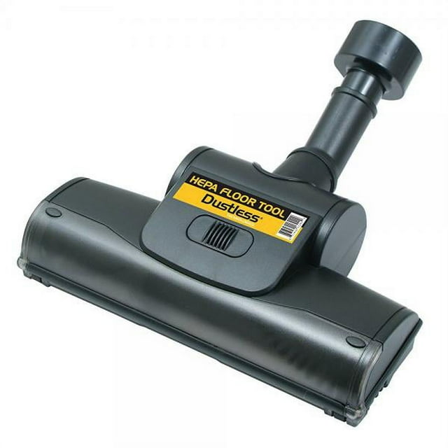 Dustless Technologies 13242 HEPA HEAD Floor Tool with Beater Bar, Black