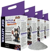 Dustnix 40-Pounds Natural Mineral Cat Litter Hard Clumping, Superior Odor Control, Unscented & Natural Ingredients,Dust Free