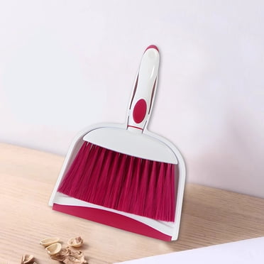 Peleg Design DustArch Mini Dustpan & Brush Set - Compact Handheld Broom For Home & Office