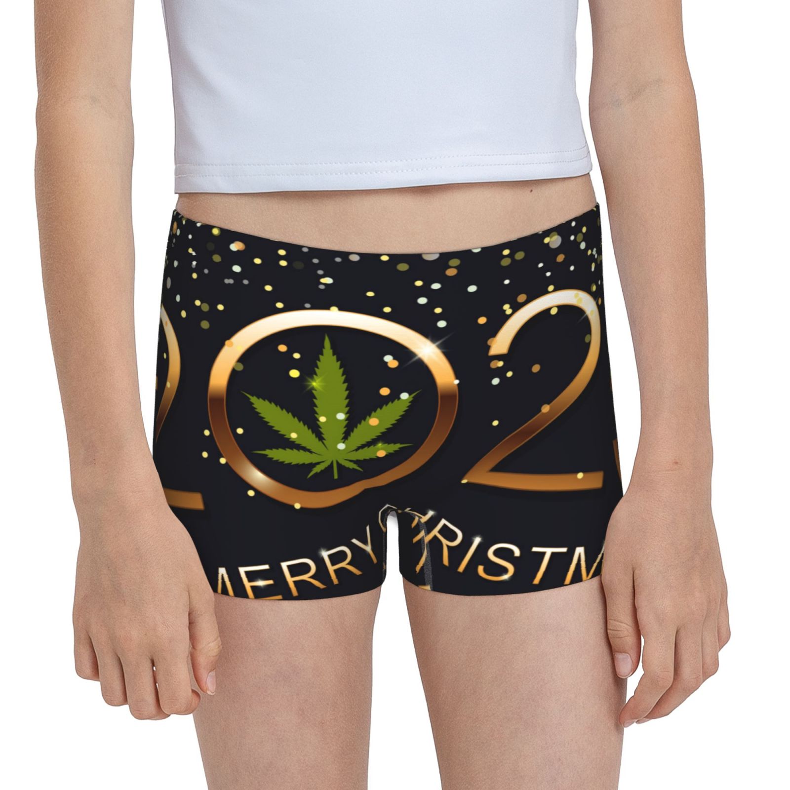 Easygdp 2025 And Merry Christmas Girls Hipster Cotton Underwear Little Girls' Underwear Toddler