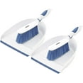thumbnail image 1 of Dustpan and Brush Set (2 Pack) Hand Broom with Ergonomic Grip Handle, Blue, 1 of 1