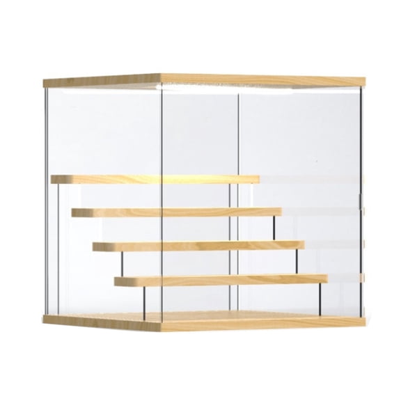 Dustproof Acrylic Showcase Small Toy Display Box Clear Storage Cube Display Case Suitable for Displaying Collectibles
