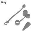 thumbnail image 1 of Dustproof Cable Adapter Tether Anti Lost Strap Soft Cover Silicone Case Nib Cap Holder GREY, 1 of 8