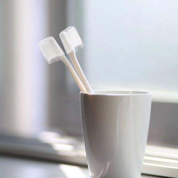 Toyvian 20Pcs Transparent Toothbrush Caps Protective Covers for Travel Home Use Easy to Carry