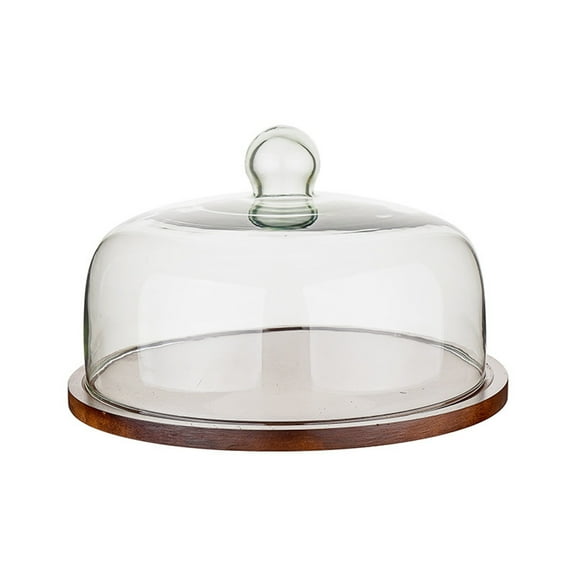 Dustproof Glass Tray Cake Pans, Baking Pan Cake Display Stand with Lid Pastry Display Tray Decor
