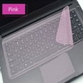 thumbnail image 1 of Dustproof Keypad Protector Silicone Universal Keyboard Film Notebook Computer Skin Laptop Keyboard Cover PINK 15-17 INCH, 1 of 1