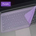 thumbnail image 1 of Dustproof Keypad Protector Silicone Universal Keyboard Film Notebook Computer Skin Laptop Keyboard Cover PURPLE 12-14 INCH, 1 of 8