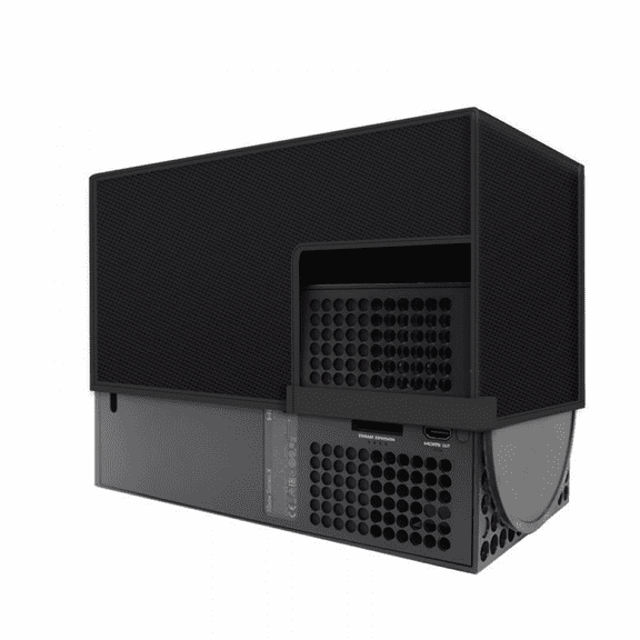 Dustproof Soft Cover for Xbox Series X Console, Horizontal and Vertical Dust Cover Protective Case-Horizontal Mode