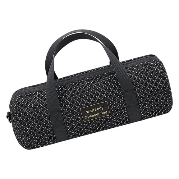 Dustproof Sound Loudspeaker Carry Bag With Ergonomic Grip Handle And Scratch Resistant Exterior for SoundParty Black