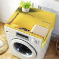 thumbnail image 1 of Dustproof Washing Machine Cloth Washer and Dryer Top Covers, Fridge Dust Cover, With Storage BagsYellow Summer Objects, 1 of 6