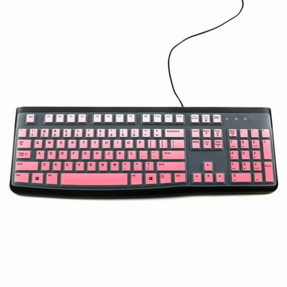 Dustproof Waterproof Transparent Silicone Keyboard Cover Skin Protectors For Logitech K120 MK120 Corded Keyboard Accessories