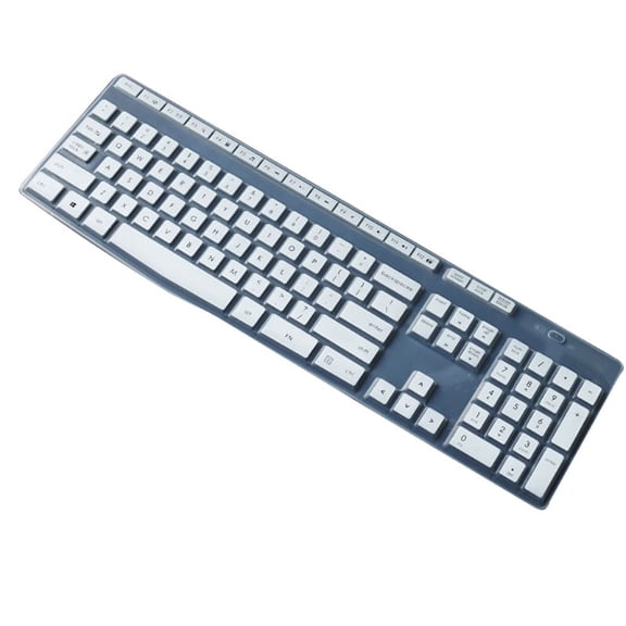 Dustproof Waterproof Transparent Silicone Keyboard Cover Skin Protectors For Logitech MK345 K345 Wireless Keyboard Accessories