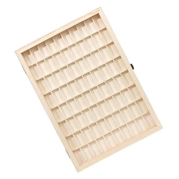 Dustproof Wooden Storage Case with Lid Film Preservation Box Multipurpose Film Roll Organizer for Home Or Studios
