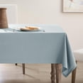 Dusty Blue Linen Rectangular 55 x 84 Modern Elegant Cotton Cloth ...