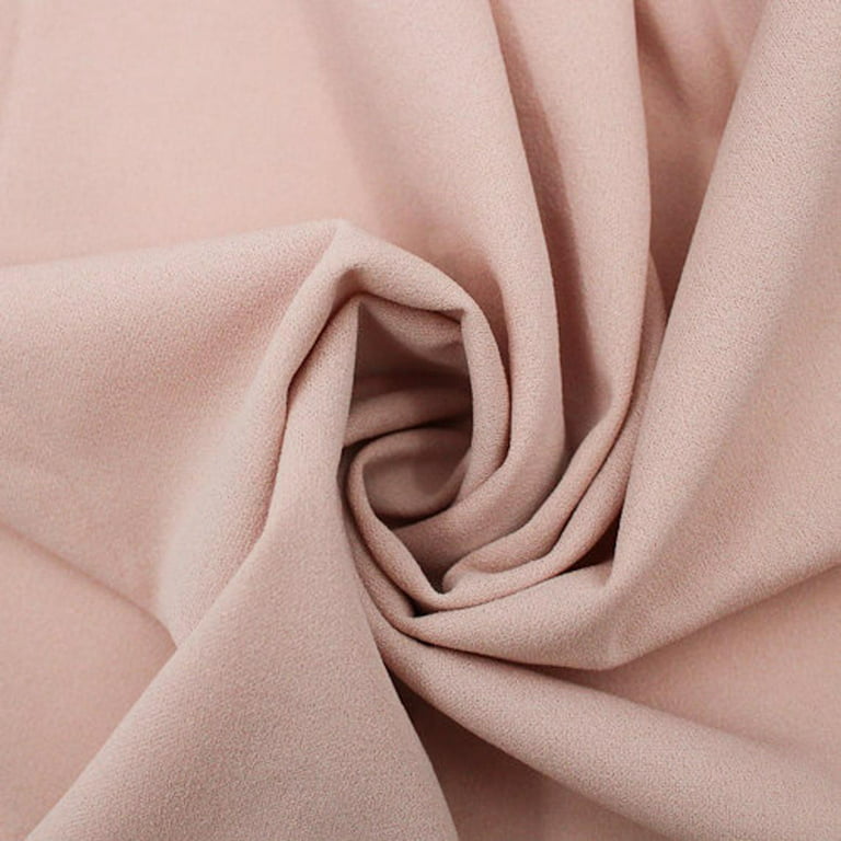 Dusty Blush Scuba Crepe Techno Knit Fabric, DIY Projects by the Yard 