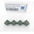 thumbnail image 1 of Dusty Green Opaque Dice with Copper Numbers D10 Aprox 16mm (5/8in) Pack of 4 Wondertrail, 1 of 1