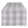thumbnail image 1 of Dusty Lilac Buffalo Check Table Runner 14x108", 1 of 10