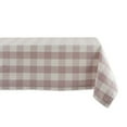 thumbnail image 1 of Contemporary Home Living 60" x 84" White and Dusty Lilac Buffalo Check Table Cloth, 1 of 5