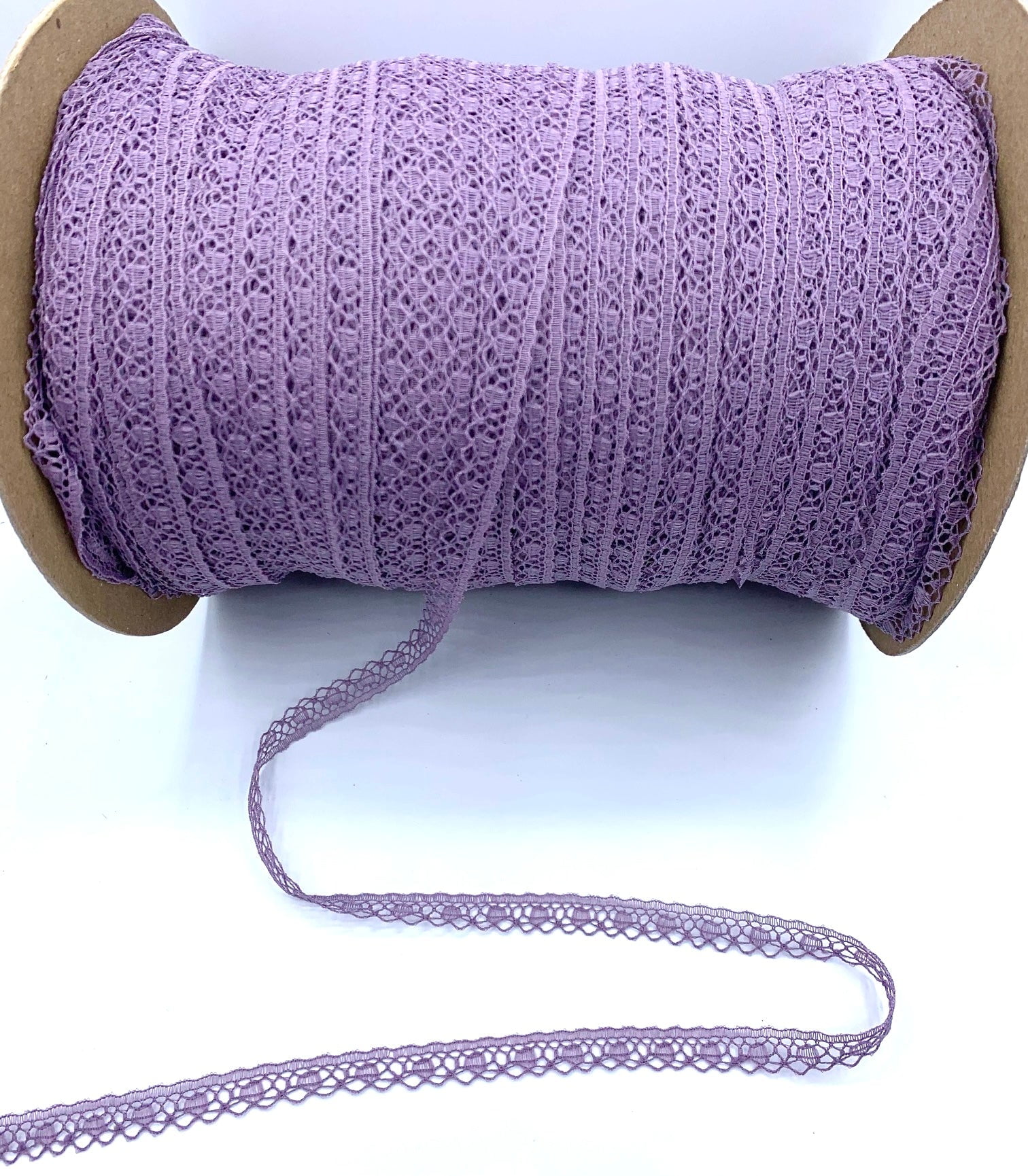 Dusty Purple 7/16" Fine Baby Lace