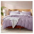 thumbnail image 1 of Dusty Purple Duvet Cover Full Size - Soft Double Brushed Full Size Duvet Cover Set, 3 Piece, with Button Closure, 1 Duvet Cover 80x90 inches and 2 Pillow Shams, 1 of 9